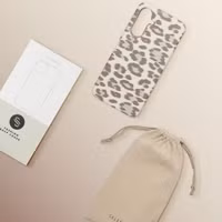 Selencia Sabi Backcover Leopardenmuster mit MagSafe Samsung Galaxy A56 - Soft Ivory