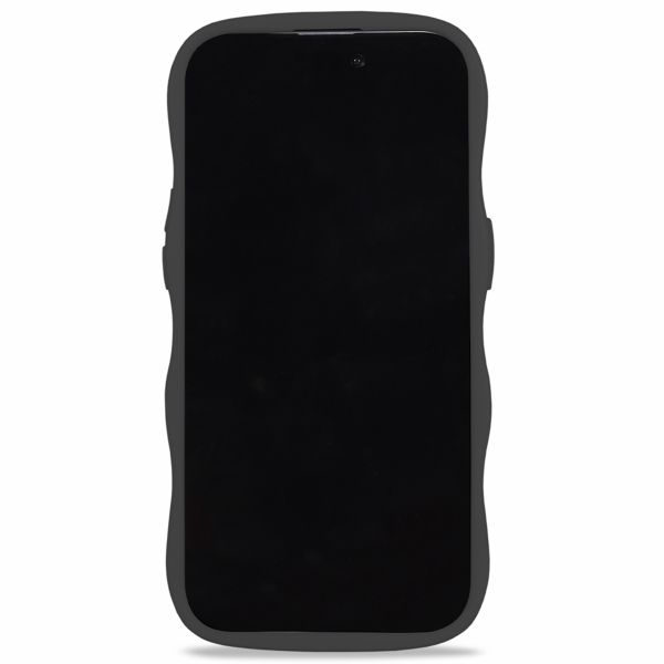 Holdit Wavy Case für das iPhone 12/12 Pro - Black / Mirror