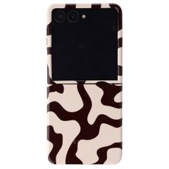 Selencia Vivid Rückabdeckung mit MagSafe Samsung Galaxy Z Flip 8 - Art Wave Black