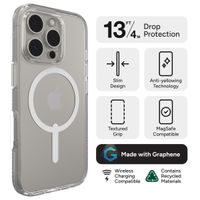 ZAGG Crystal Palace Snap Backcover MagSafe für das Apple iPhone 16 Pro - Transparent