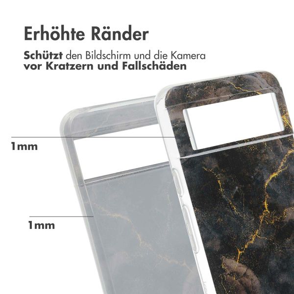 imoshion Design Hülle für das Google Pixel 8 - Black Marble