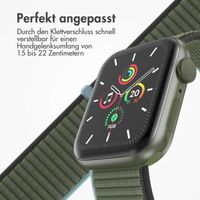 imoshion Nylon-Armband⁺ für die Apple Watch Series 1 bis 9 / SE (38/40/41 mm) | Series 10 (42 mm) - Dark Olive