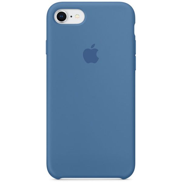 Apple Silikon-Case für das iPhone SE (2022 / 2020) / 8 / 7 - Denim  Blue