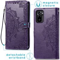 imoshion Mandala Klapphülle Xiaomi Redmi Note 10 (4G) / Note 10S - Violett