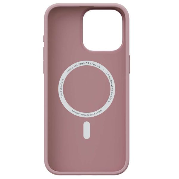 Njorð Collections Slim Case MagSafe für das iPhone 15 Pro Max - Pink Blush