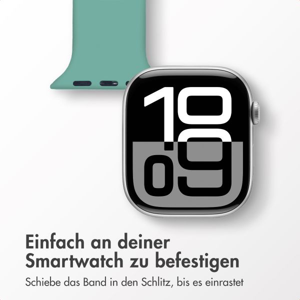 imoshion Pflegekräfte Silikonarmband für das  Apple Watch Series 1 t/m 11 / SE / Ultra (44/45/46/49 mm) - Grün