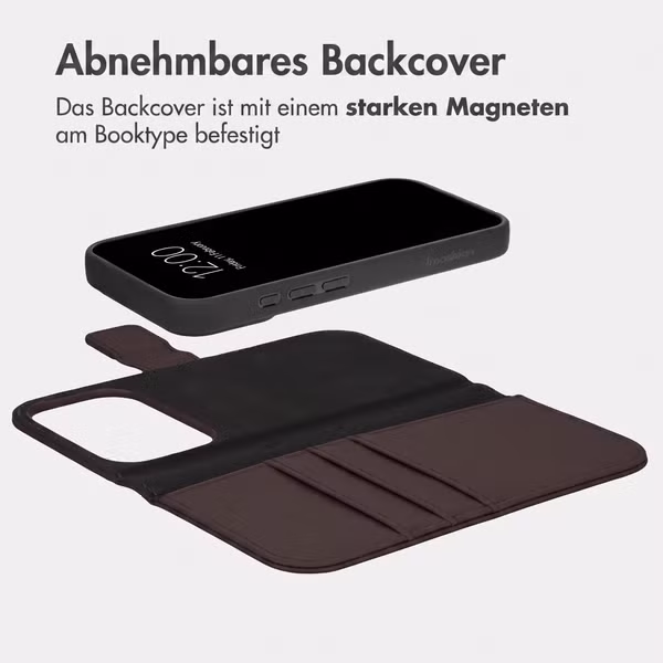 imoshion Herausnehmbare 2-in-1 Luxus-Bookcase Apple iPhone 18 Pro Max / 17 Pro Max - Braun