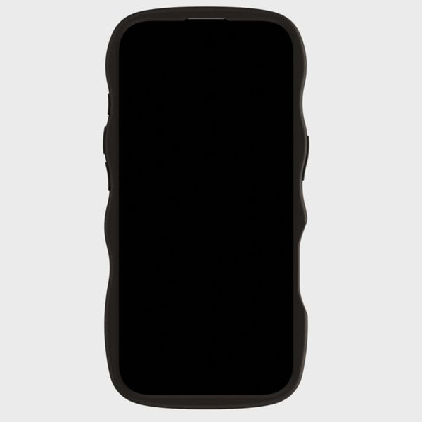 Holdit Wavy Case für das Apple iPhone 16 Pro Max - Black / Transparent