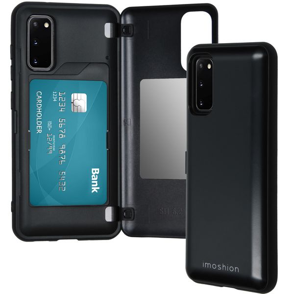 imoshion Backcover mit Karteninhaber Samsung Galaxy S20 - Schwarz