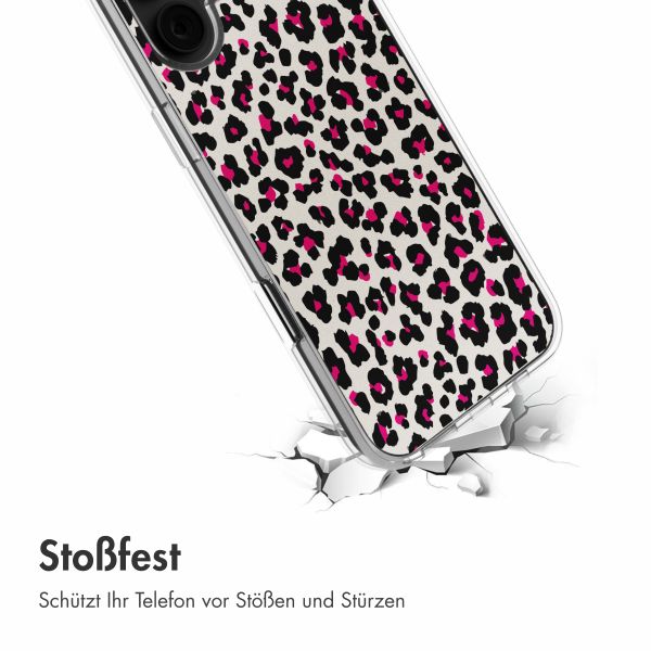 imoshion Design Hülle Apple iPhone 16 - Leopard Pink
