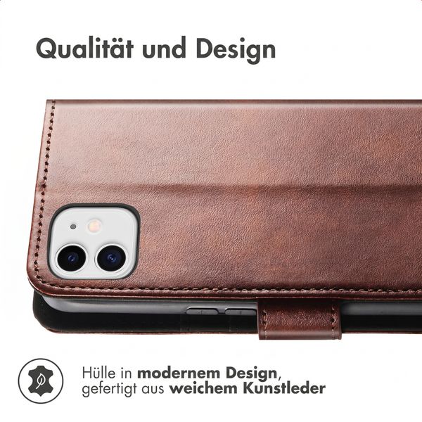 imoshion Luxuriöse Klapphülle Apple iPhone 11 - Dunkelbraun