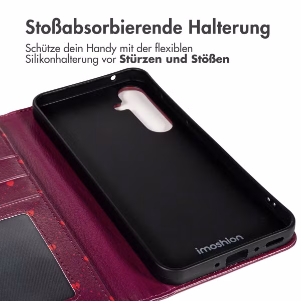 imoshion Design Klapphülle Samsung Galaxy A16 - Crush Check Coral Dust