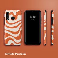 Selencia Vivid Tough Back Cover für das Huawei P30 Lite - Dream Swirl Orange