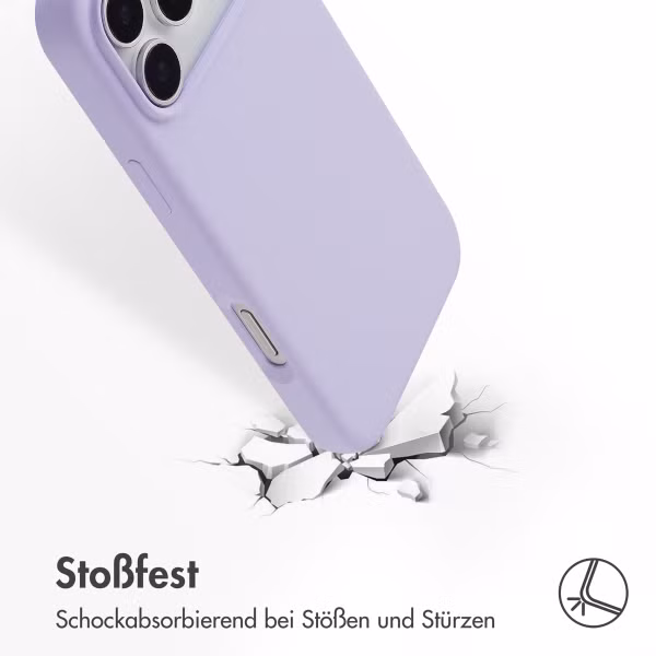 Accezz Liquid Silikoncase mit MagSafe Apple iPhone 17 Pro Max - Violett