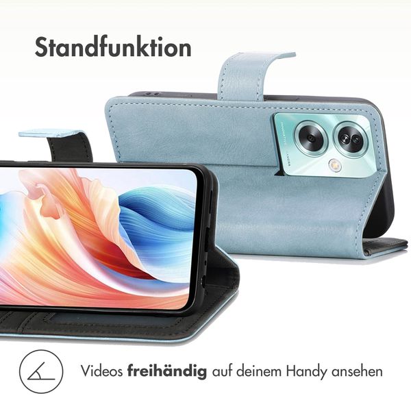 imoshion Luxuriöse Klapphülle OnePlus Nord N30 SE - Hellblau