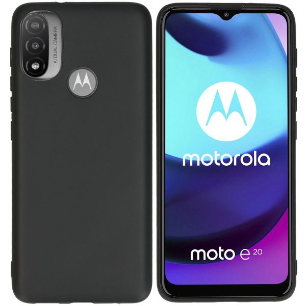 imoshion TPU Color Cover Motorola Moto E20 - Schwarz
