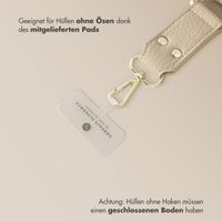 Selencia Handykette mit kleiner Tasche - Beige