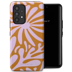 Selencia Vivid Back Cover Samsung Galaxy A53 - Modern Bloom Pink