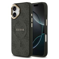 Guess Classic 4G Logo Backcover MagSafe Apple iPhone 17 - Schwarz
