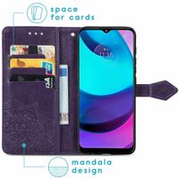 imoshion Mandala Klapphülle für das Motorola Moto E20 - Violett