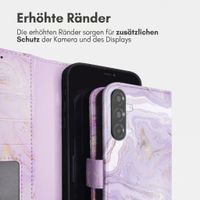 imoshion Design Klapphülle Samsung Galaxy A26 - Purple Marble