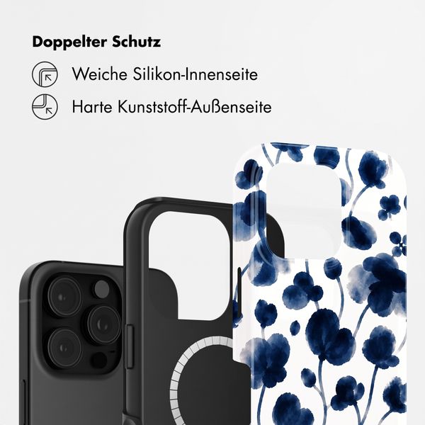 Selencia Vivid Rückabdeckung mit MagSafe Apple iPhone 16 Pro - Midnight Blossom