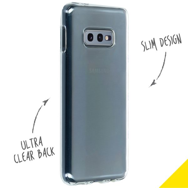 Accezz Clear TPU Backcover Samsung Galaxy S10e - Transparent