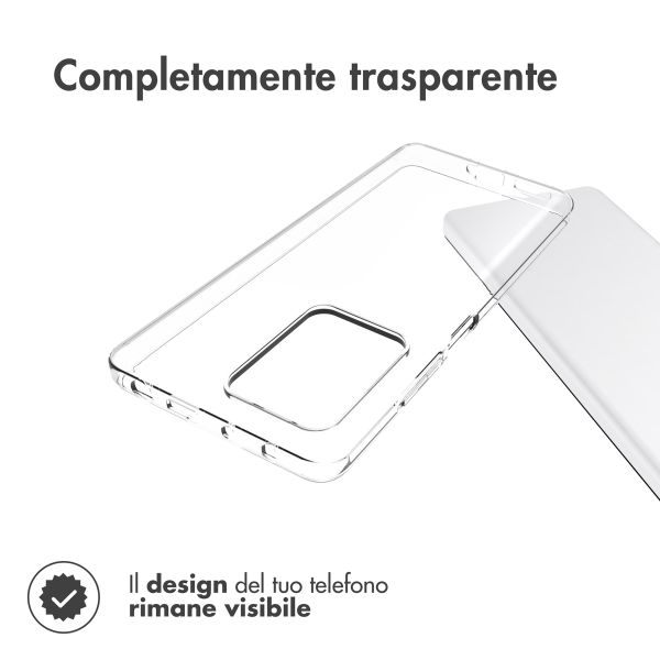 Accezz Clear TPU Backcover Xiaomi Redmi Note 12 Pro Plus - Transparent