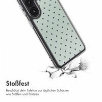 imoshion Design Hülle Samsung Galaxy A55 - Polka Dot Mintgroen
