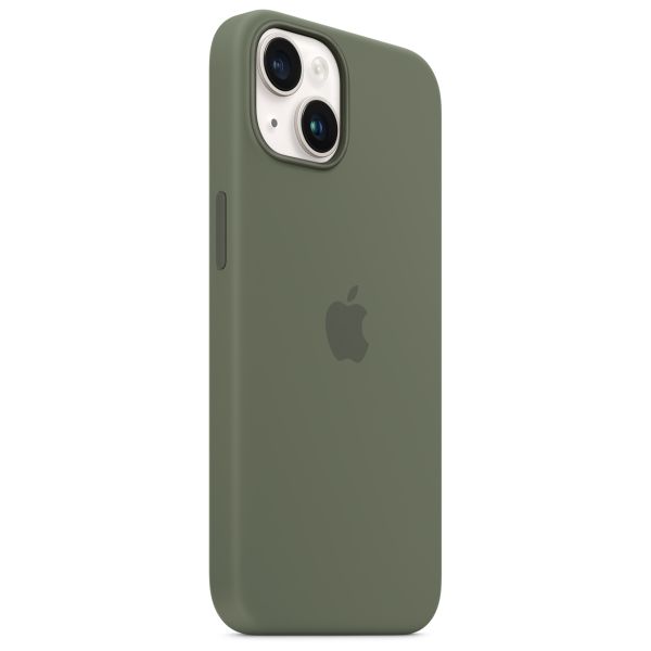 Apple Silikon-Case MagSafe für das Apple iPhone 14 - Olive