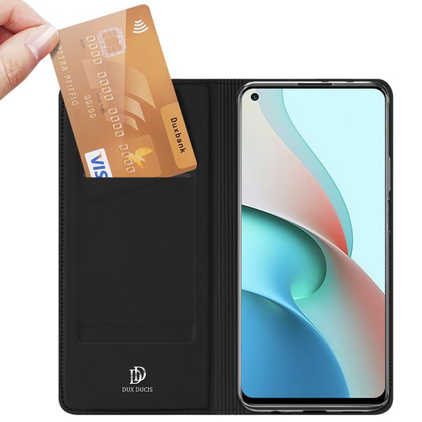 Dux Ducis Slim TPU Klapphülle für das Xiaomi Redmi Note 9T (5G) - Schwarz