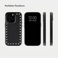 Selencia Studs Backcover mit MagSafe Apple iPhone 15 Pro - Velvet Black