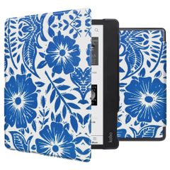 imoshion Design Slim Hard Case Sleepcover für das Kobo Elipsa 2E - Flower Tile