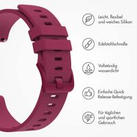 imoshion Sport-Silikonarmband mit Schnalle - Universelle 20 mm Anschluss - Magenta