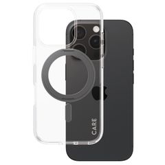 CARE by PanzerGlass Kickstand Case MagSafe für das iPhone 16 Pro - Schwarz