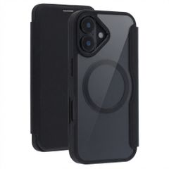 Transparente Bookcase mit MagSafe Apple iPhone 17 - Schwarz