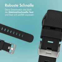 imoshion Flexibles Silikonarmband - Universeller 20-mm-Anschluss - Schwarz