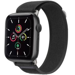 imoshion Nylon Trail Armband für das  Apple Watch Series 1 t/m 11 / SE / Ultra (44/45/46/49 mm) - Pure Black