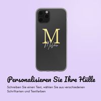 Hülle mit eigenem Foto und/oder Text Apple iPhone 12 (Pro) - Letter