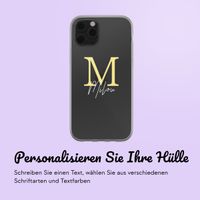 Personalisierte Hülle mit Buchstaben iPhone 11 - Transparent