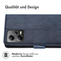 imoshion Luxuriöse Klapphülle für das Xiaomi Poco X5 5G - Dunkelblau