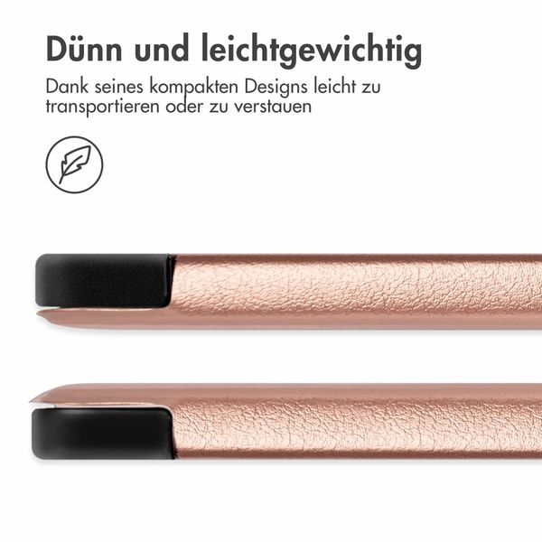 imoshion Trifold Klapphülle für das Microsoft Surface Pro 9 / Pro 10 / Pro 11 - Rose Gold