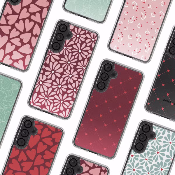 imoshion Design Hülle Samsung Galaxy A55 - Bloom Love Blush