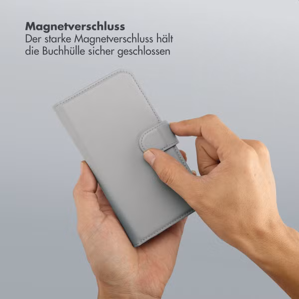 Selencia Olyn Abnehmbare Bookcase mit MagSafe Apple iPhone 16 - Grau