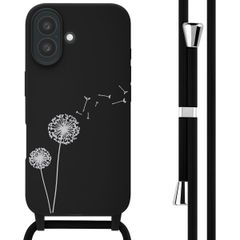 imoshion SilikonHülle design mit Band Apple iPhone 16 - Dandelion Black