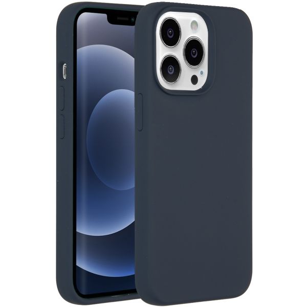 Accezz Liquid Silikoncase iPhone 13 Pro - Dunkelblau