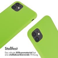 imoshion SilikonHülle mit Band Apple iPhone 11 - Fluor Groen