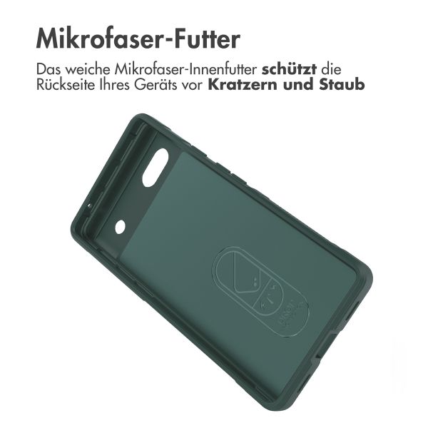 imoshion EasyGrip Back Cover für das Google Pixel 6a - Dunkelgrün