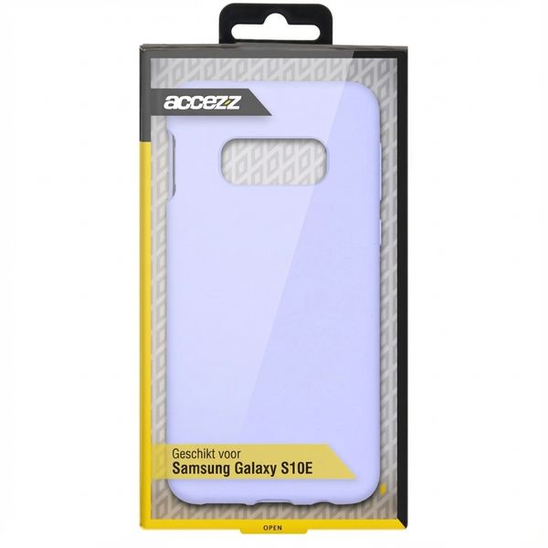 Accezz Liquid Silikoncase Samsung Galaxy S10e - Violett