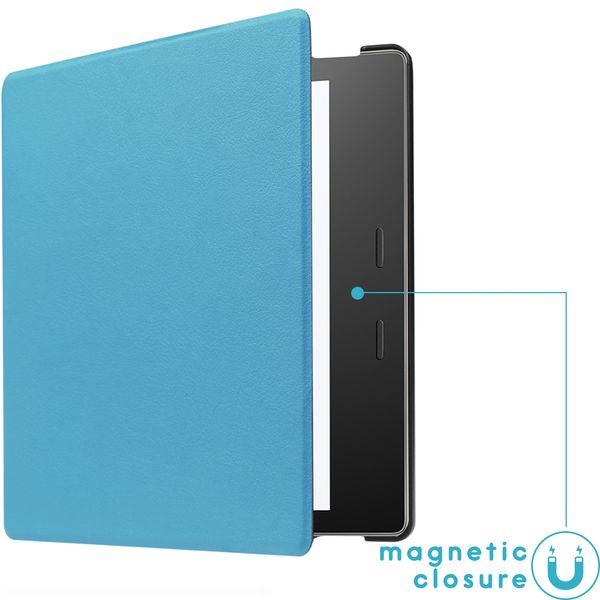 imoshion Slim Hard Case Sleepcover für das Amazon Kindle Oasis 3 - Hellblau